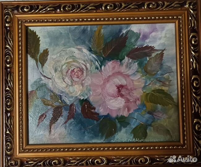 Картина маслом на холсте натюрморт