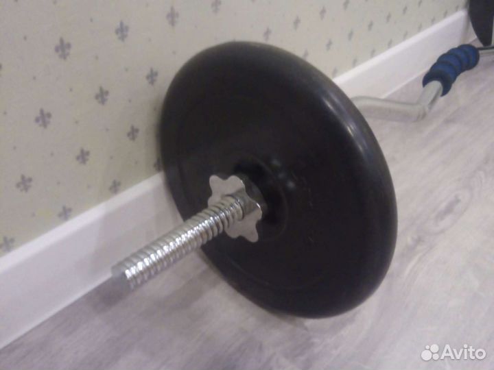 Штанга гриф блины по 10 кг бу