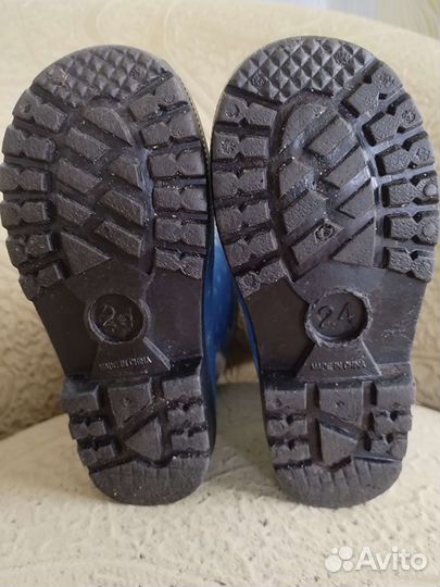 Резиновые сапожки 24 размер