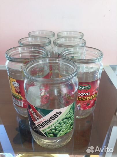 Стеклянная банка 3л, 0,7л