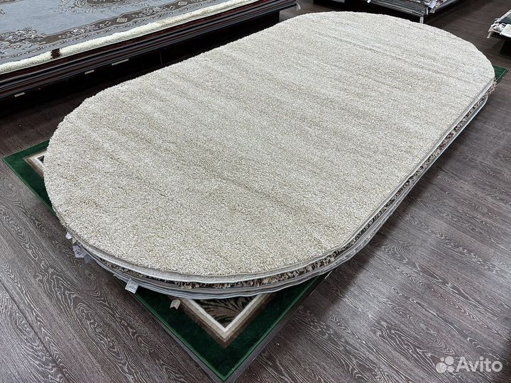 Ковер овальный 2х4 с высоким ворсом