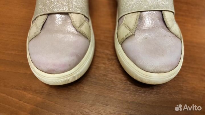 Полуботинки на любой подъем кожаные мягкие