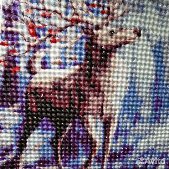Готовая картина. Алмазная мозайка