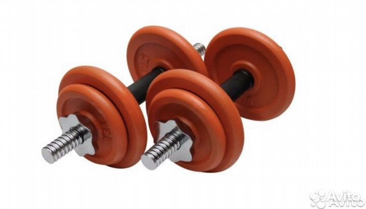 Гантель 20 кг, гартель ноблрная, диски для гантели