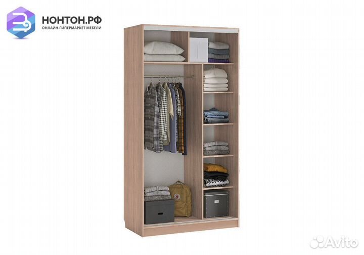 Шкаф-купе Рио 9-600 77 дуб млечный