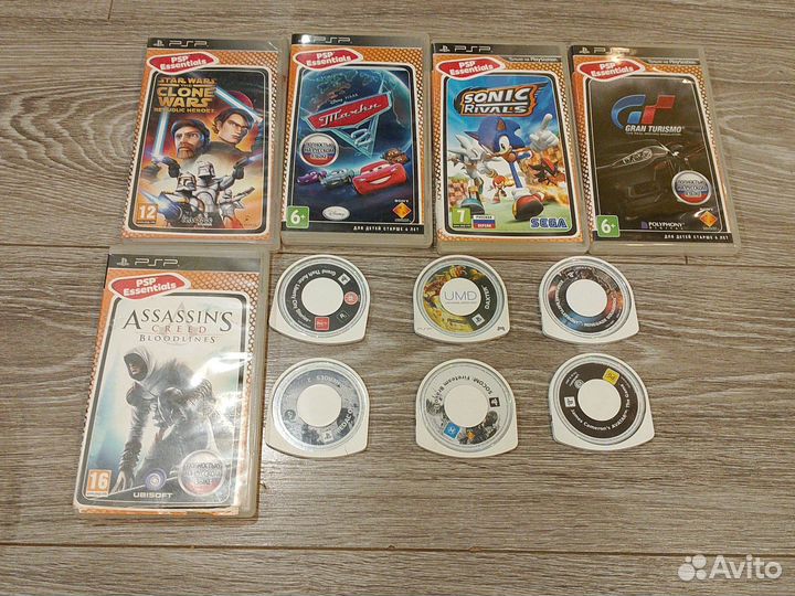 Диски на psp sony playstation