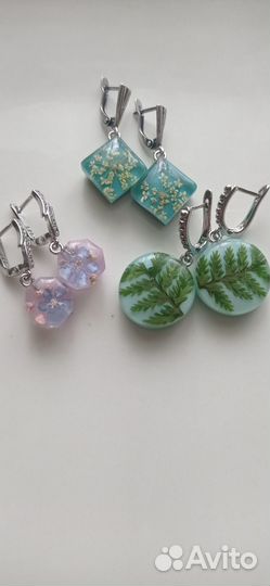 Серьги ручной работы