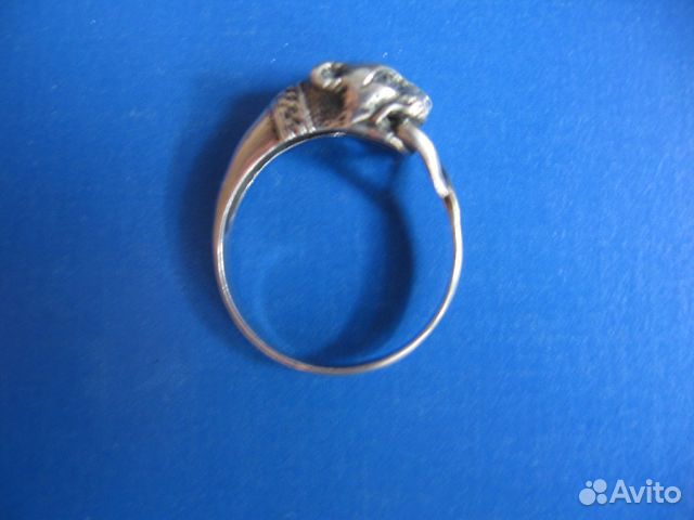 Серебряные серьги, кольцо, цепь