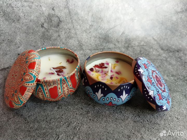 Подарок девушке ароматические свечи