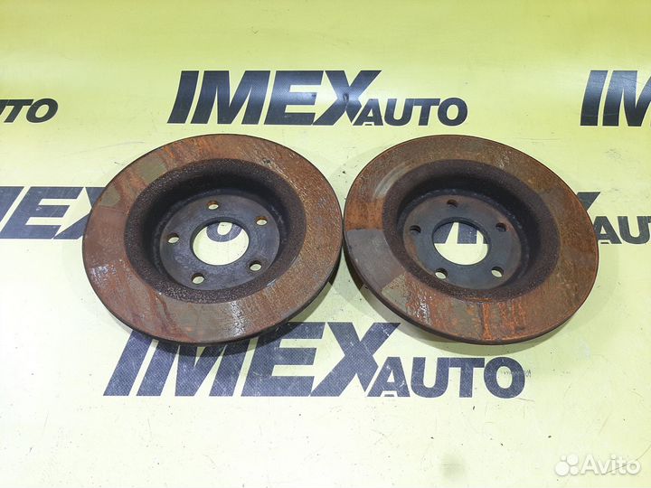 Диски тормозные задние Volvo V50 280 мм цена за 2