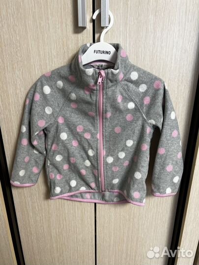 Флисовая ветровка hn для девочки