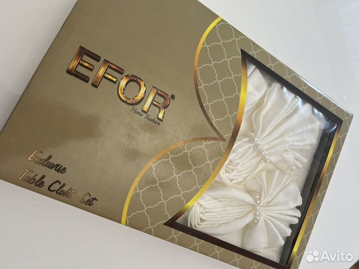 Скатерть с салфетками Efor