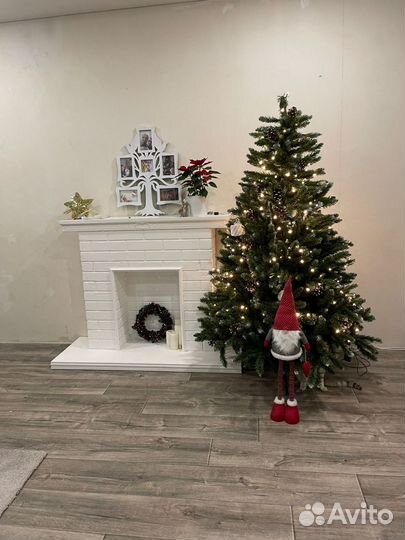 Ель норвежская заснеженная бу