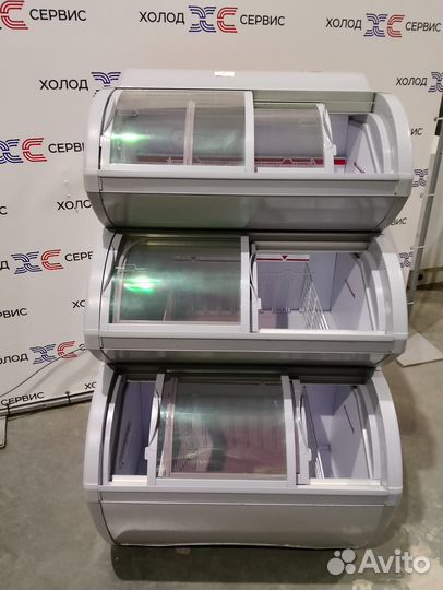 Ларь морозильный трехъярусный для мороженного