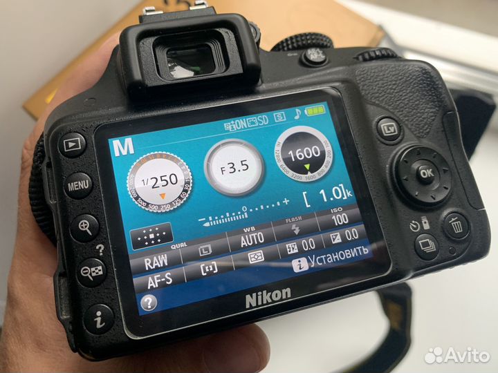 Зеркальный фотоаппарат nikon d3300 + объектив