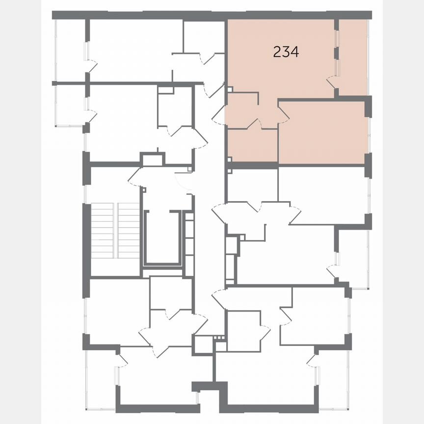 1-к. квартира, 53 м², 2/10 эт.