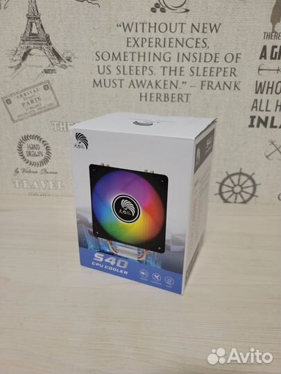 Новый кулер с 4 тепловыми трубками 120мм