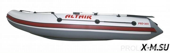 Надувная лодка altair PRO-360 бело-серый