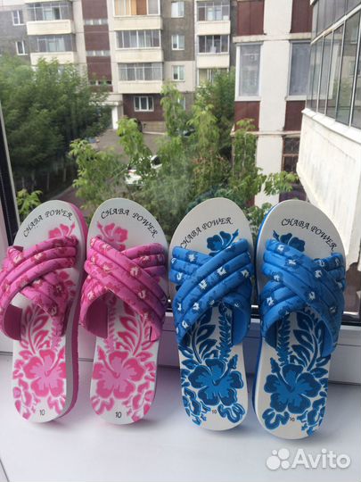 Шлепки тайские новые 40 размер 2 пары. Цена за 1 п