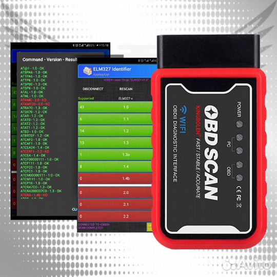 ELM327 Wi-Fi v1.5 2023 OBD2 диагностический сканер