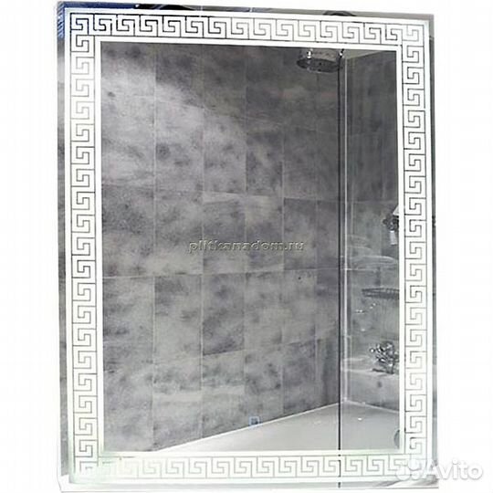 Зеркало Континент Apollo LED 600x800 с подсветкой с сенсорным выключателем злп88