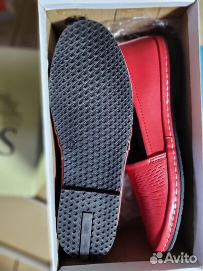 Мокасины женские 39 размер натуральная кожа новые