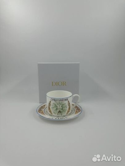 Кружка с блюдцем Dior