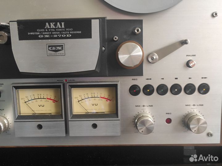 Катушечный магнитофон akai gx 270D