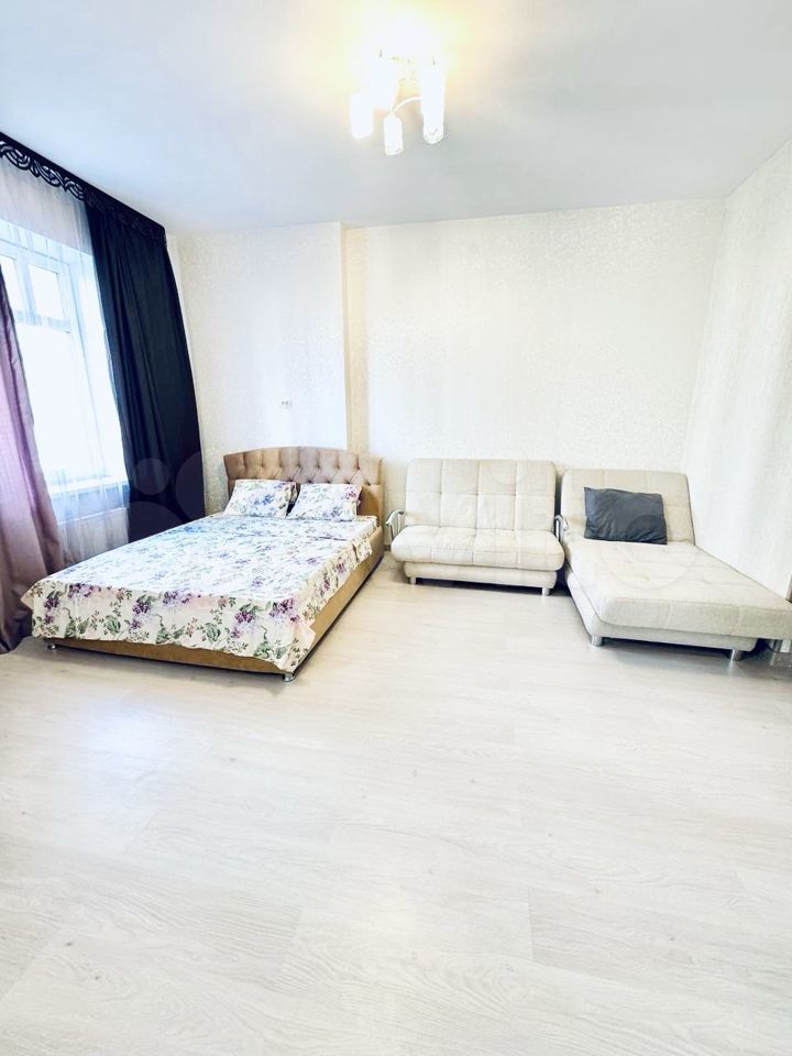 Квартира-студия, 45 м², 1 кровать