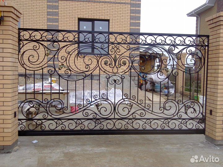 Ворота кованые