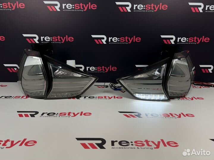 Стопы Nissan X-Trail 32 Стиль BMW Дымчатые