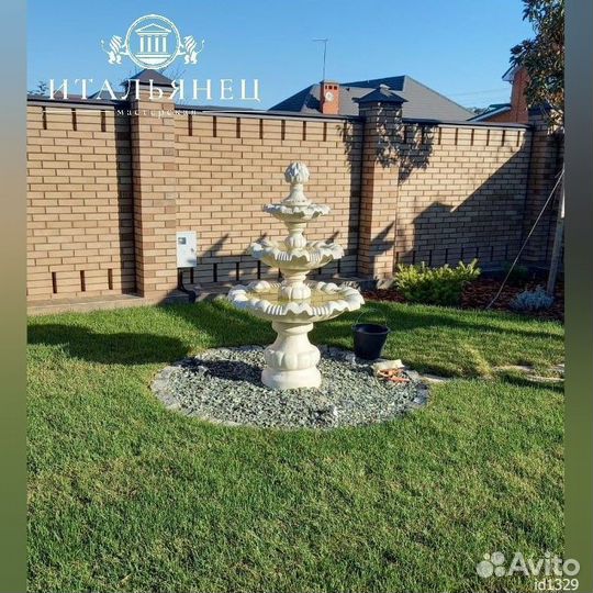 Фонтан Тюльпан 3 уровня с шишкой