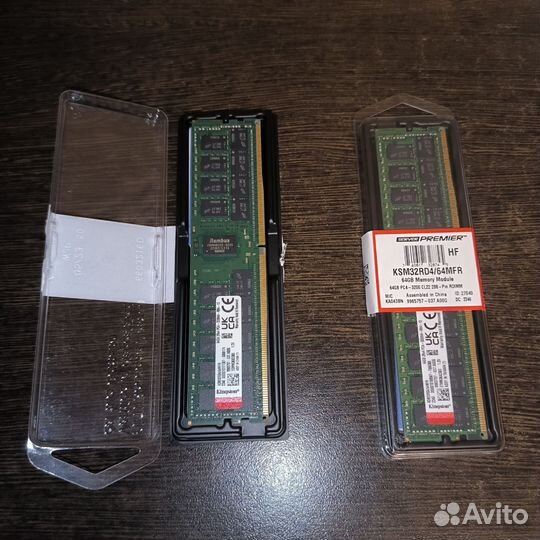 Серверная оперативная память ddr4 64 GB ECC reg