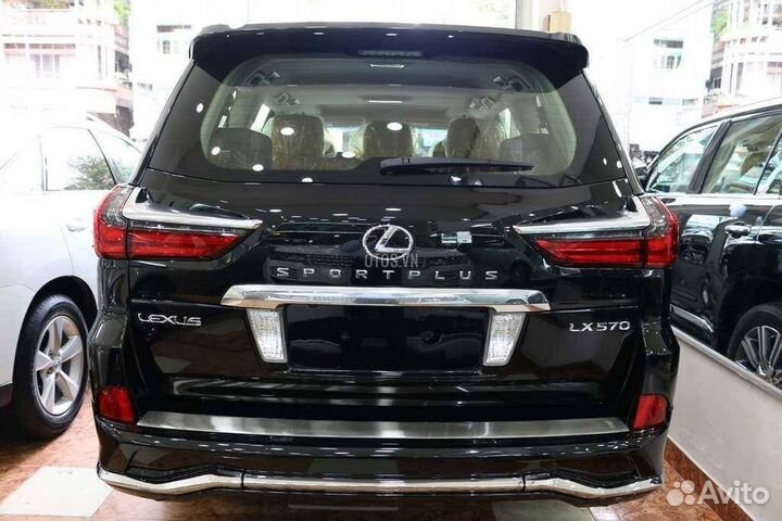 Lexus LX570/450d Накладка на задний бампер B4LV6