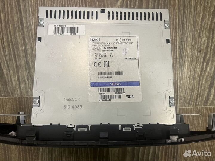 Штатная магнитола Kia Rio 3 2011-2017