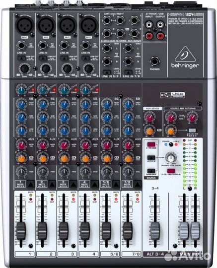 Behringer xenyx 1204USB пульт микшерный