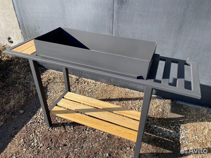 Мангал в стиле лофт