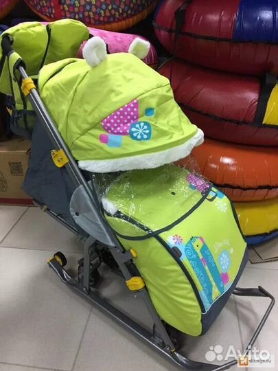 Детские санки коляска бу