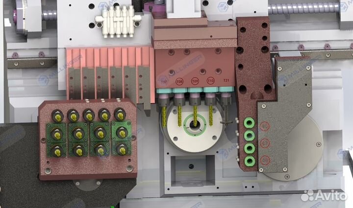 Прутковый автомат продольного точения jsway A466D