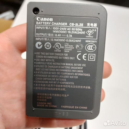 Зарядное устройство Canon CB-2LZE