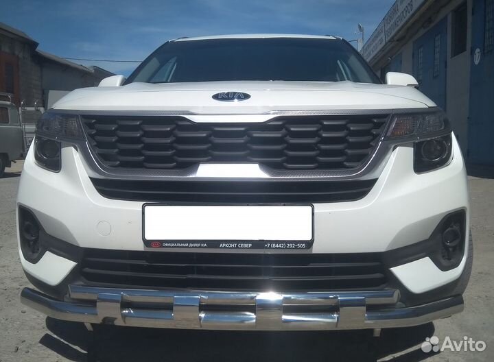 KIA Seltos 2020 Защита переднего бампера