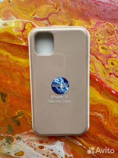 Силиконовый чехол на iPhone11