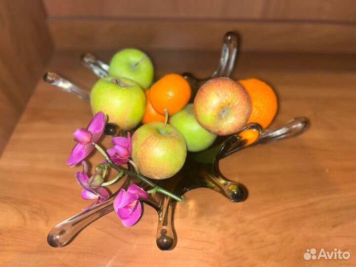 Ваза для фруктов «Медуза» Чехия