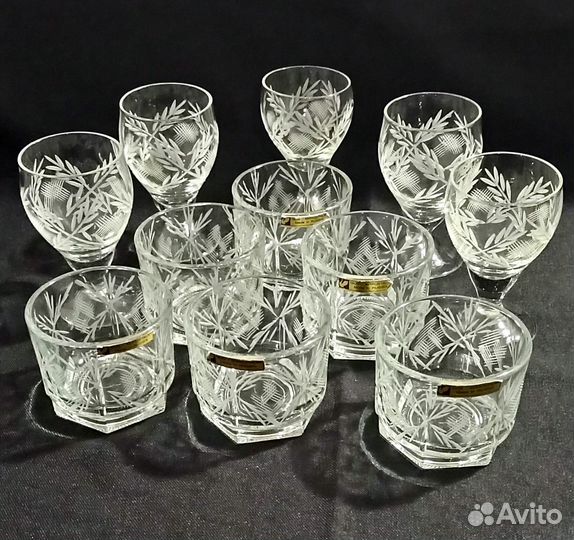 Хрустальные рюмки СССР