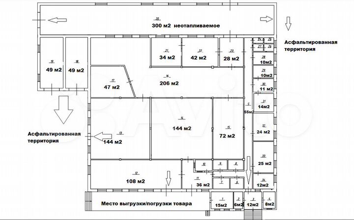 Склад, Производство, офис, до 1500м2