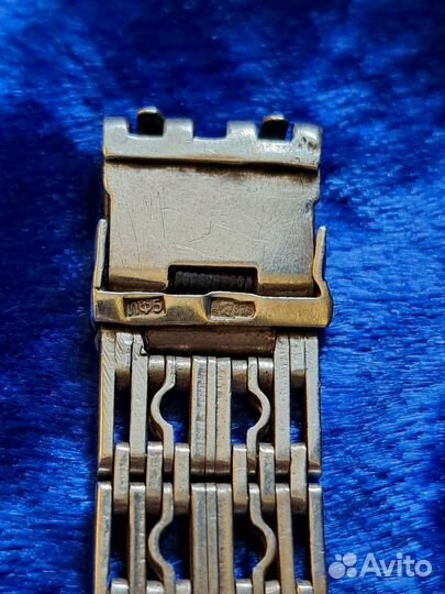 Часы звезда мужские и серебряный браслет сср