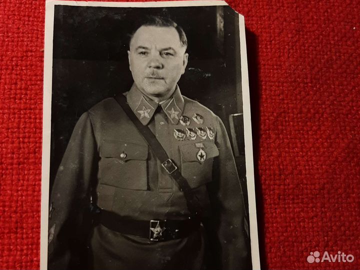 Фото «Климент Ворошилов/ нарком» 1930-е. СССР