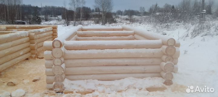 Срубы ручной рубки