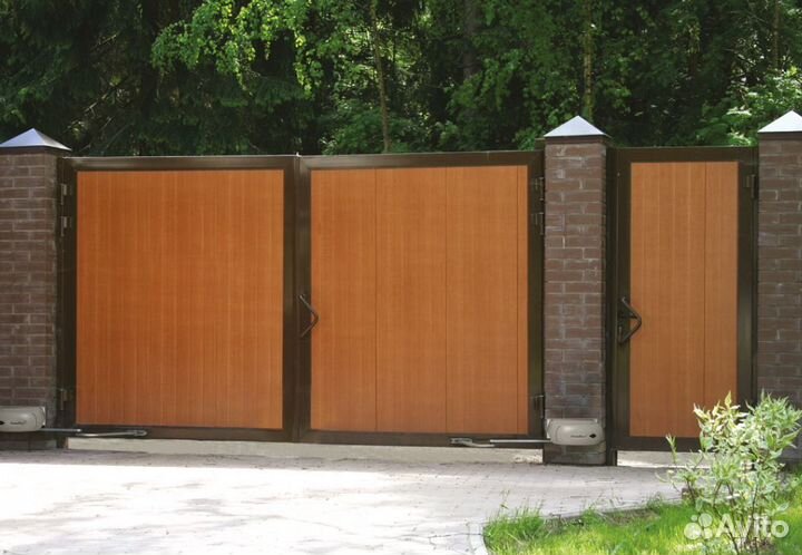 Распашные ворота атоматич-ие гарантия