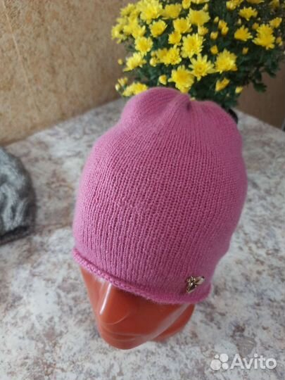 Шапка бини из кашемира